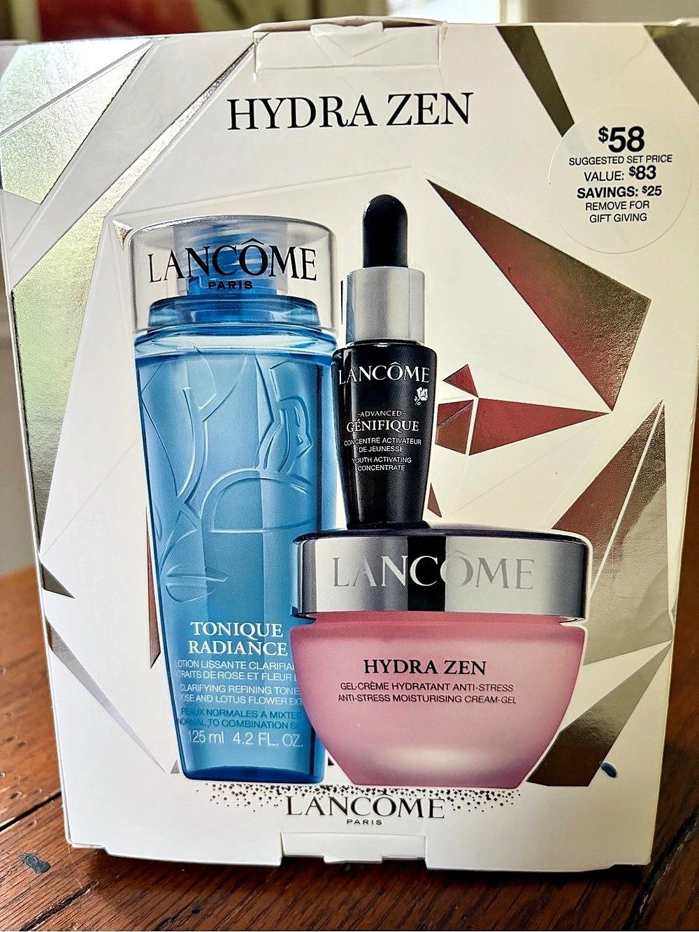 Lancôme Hydra Zen Skincare Starter Gift Set NWT